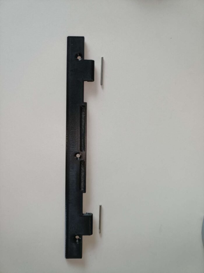 Large Po box hinge with 2 steal tube one set (3D print Version ABS+PC)